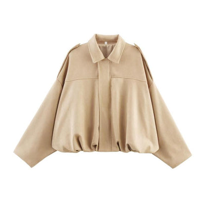 Novara Suede Bomber Jacket