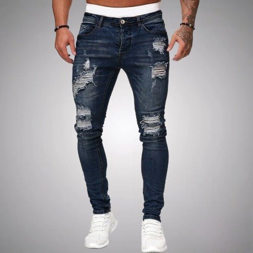 Ravaro Slim Fit Ripped Jeans