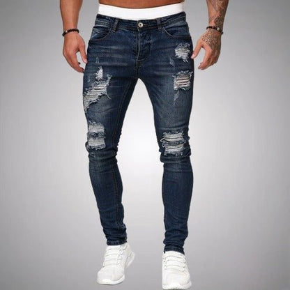Ravaro Slim Fit Ripped Jeans
