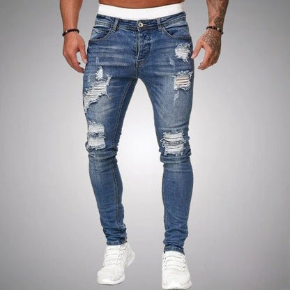 Ravaro Slim Fit Ripped Jeans