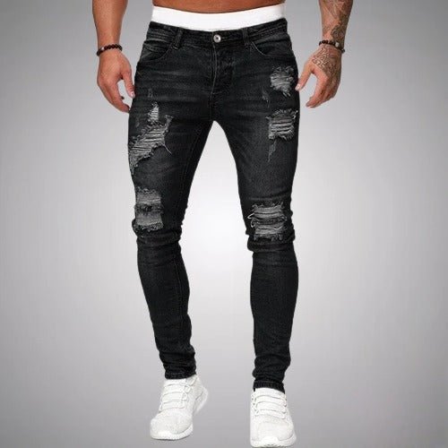 Ravaro Slim Fit Ripped Jeans