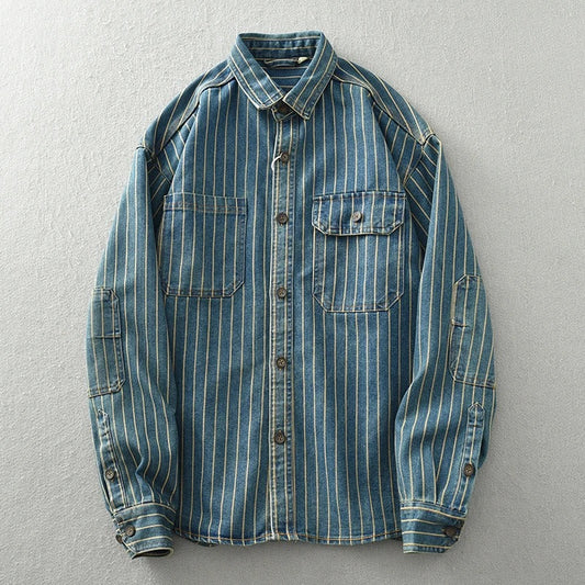 Retrovista™ 1977 Vintage Button-Up Shirt